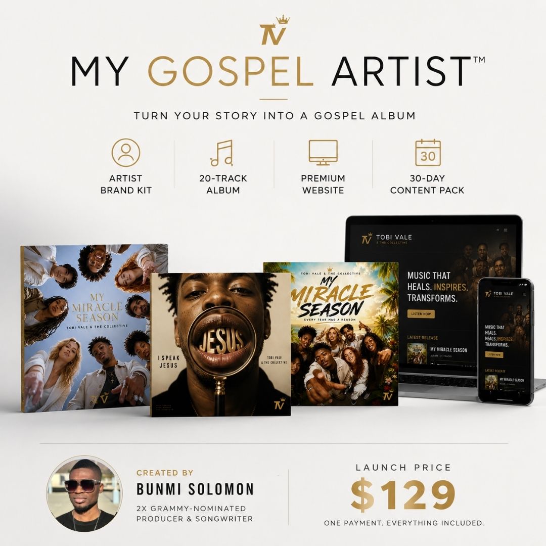 My Gospel Artist™ — Complete AI Gospel Album Launch System
