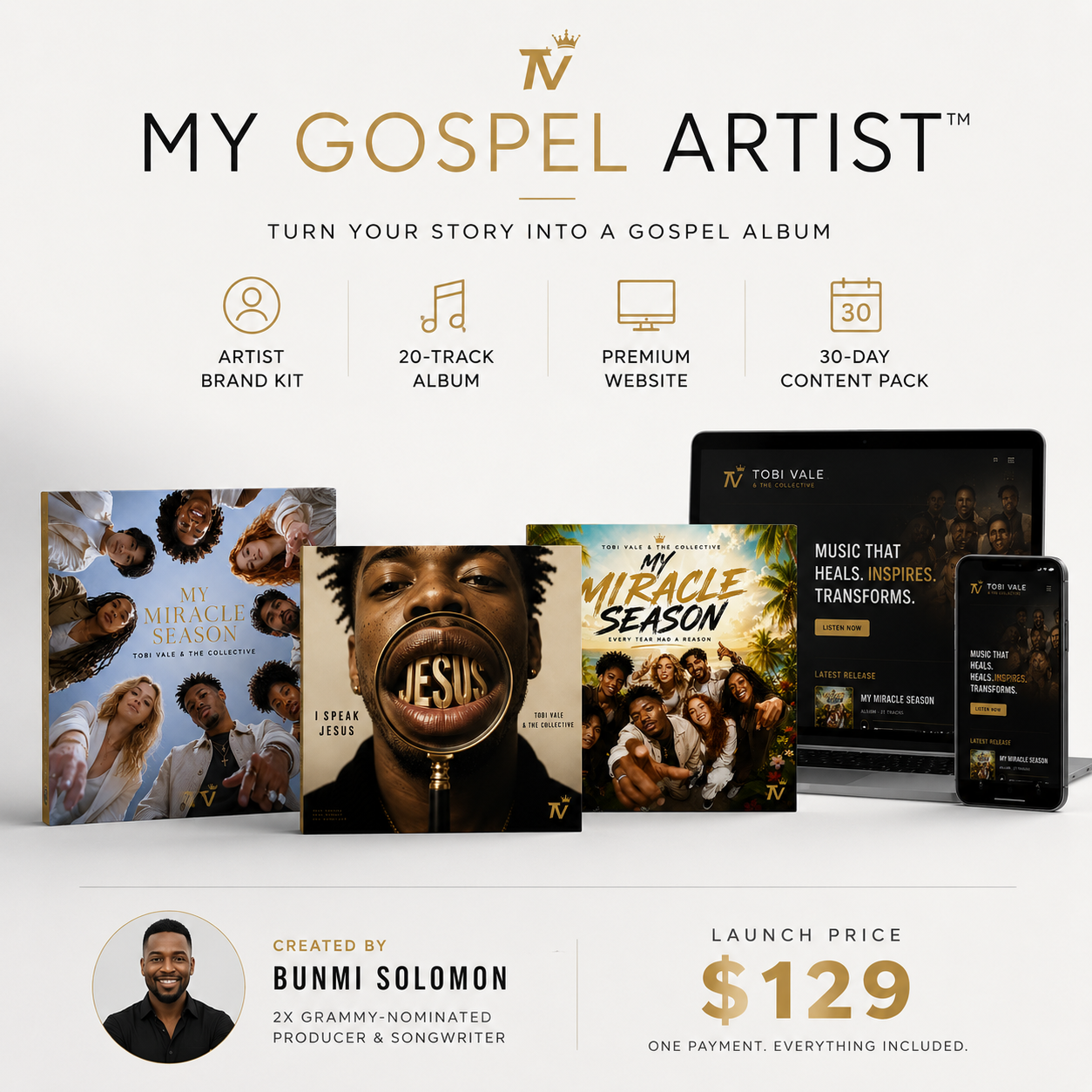 My Gospel Artist complete launch system